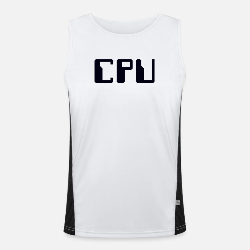 CPU Memory Men's Functional Contrast Tank Top 