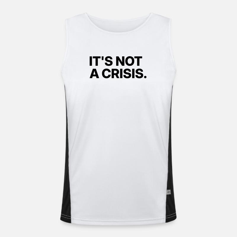 It's not a crisis. Men's Functional Contrast Tank Top 