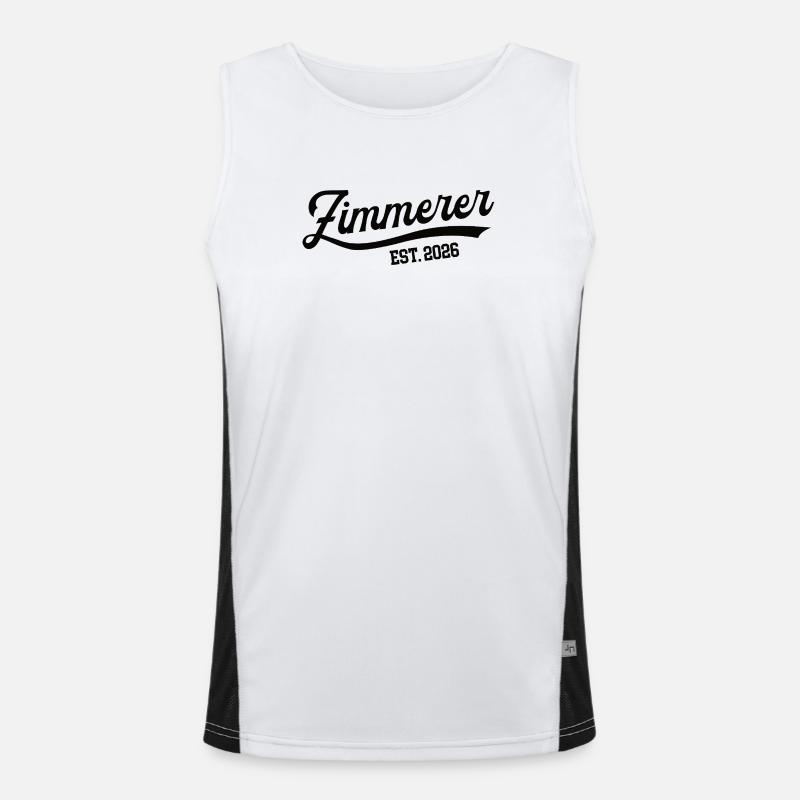 Carpenter 2026 Occupation Carpentry Apprentice Apprentice Men's Functional Contrast Tank Top 