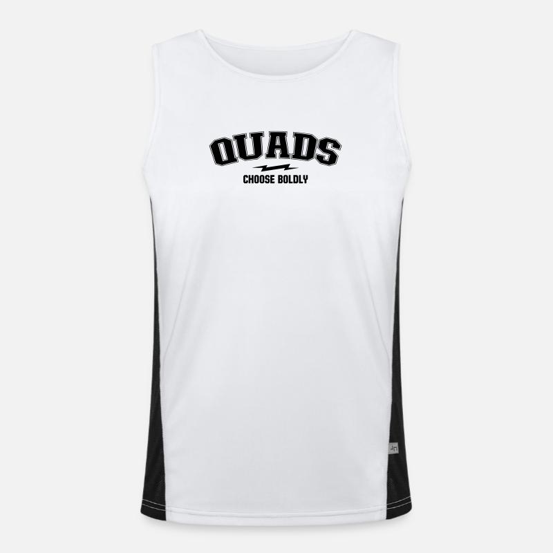 Varsity Arch - Quads Dept Men's Functional Contrast Tank Top 