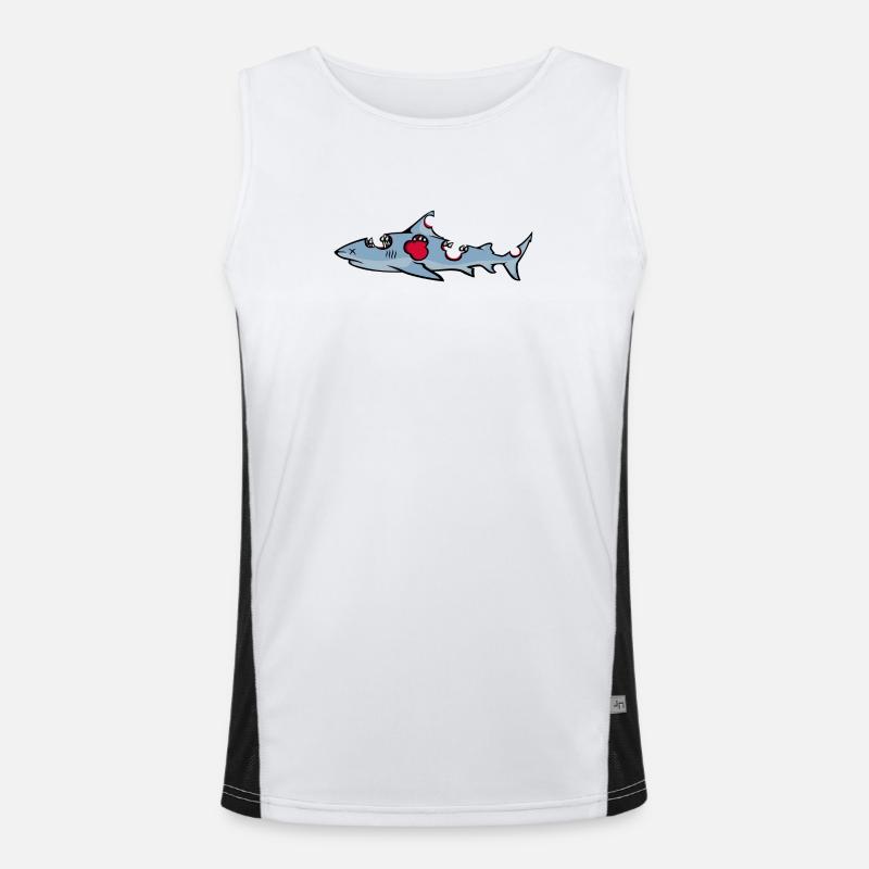 requin Débardeur respirant contrasté Homme 