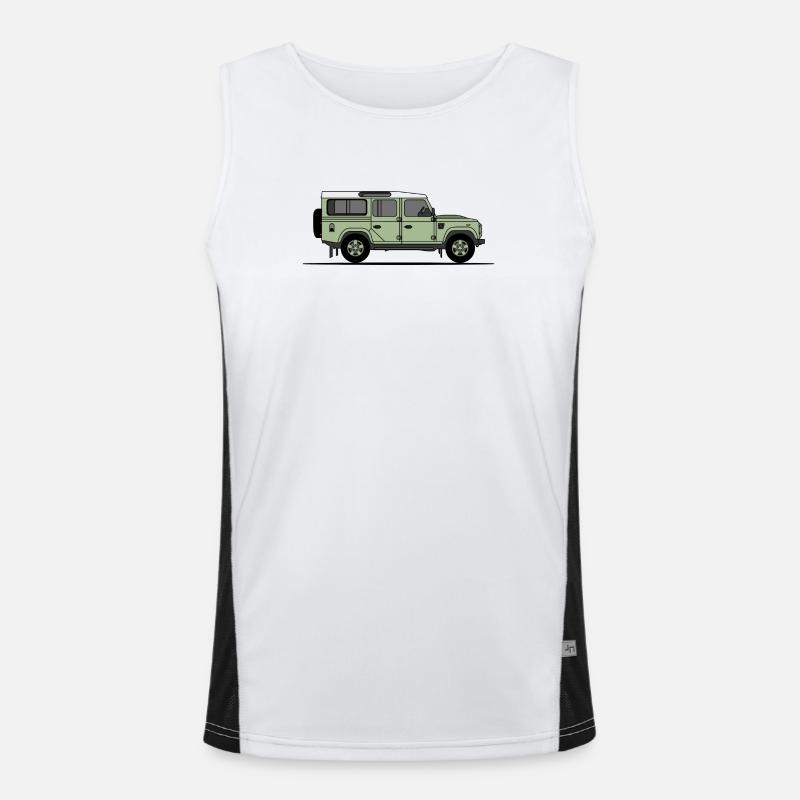 Verteidiger 110 Funktionelles Kontrast-Tank Top für Männer 