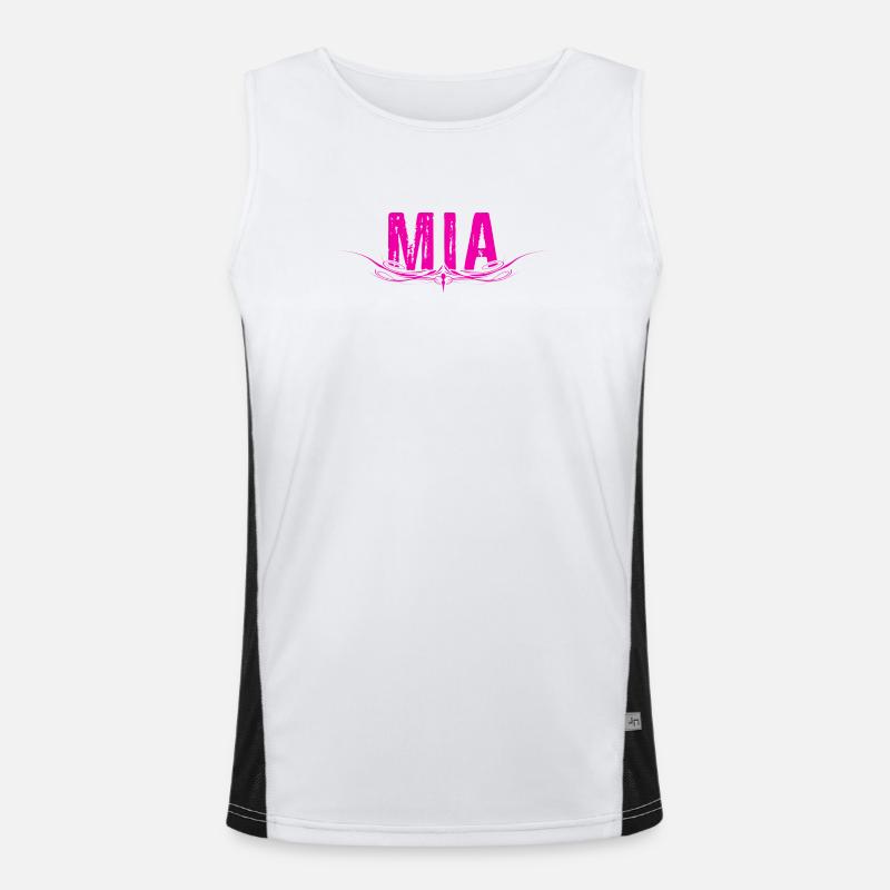 MIA décoré Débardeur respirant contrasté Homme 