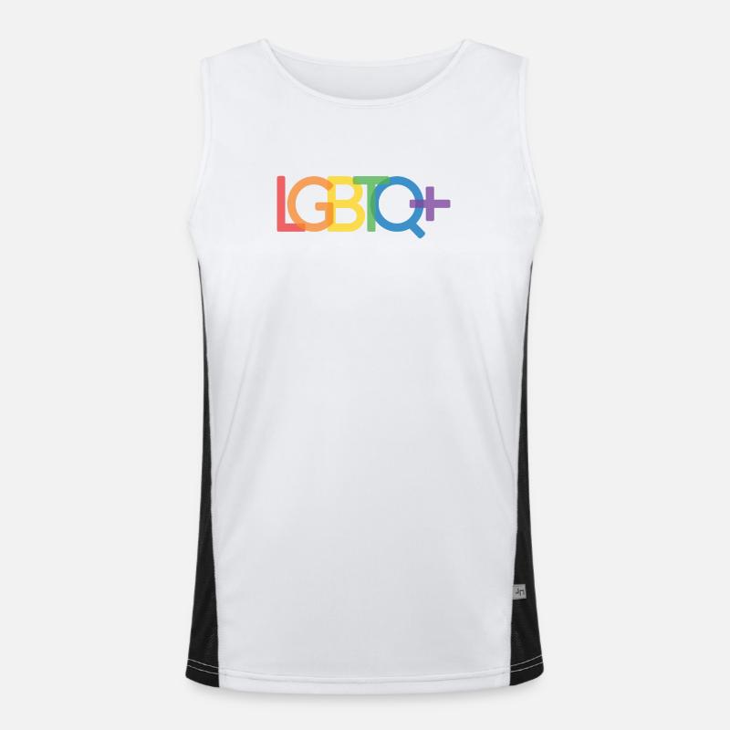 Pride Month - LGBTQ+ Men's Functional Contrast Tank Top 