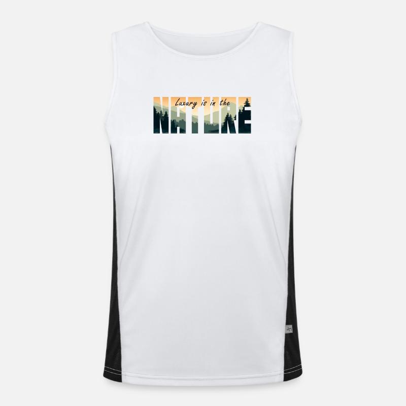 Luxury is in NATURE Men's Functional Contrast Tank Top 