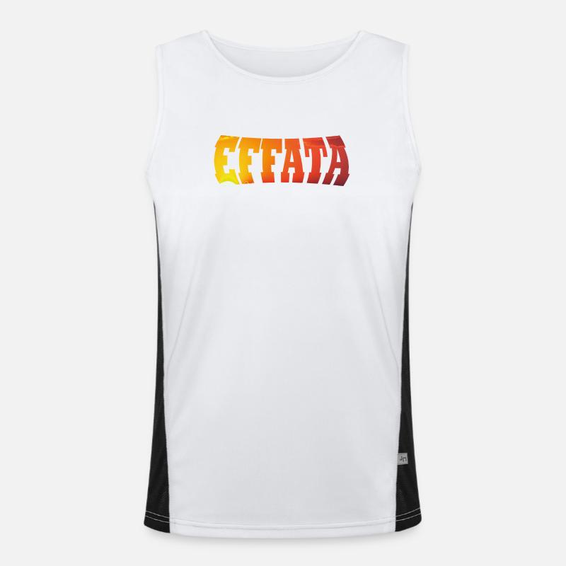 EFFATA Men's Functional Contrast Tank Top 