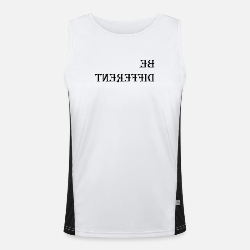 Seien Sie anders Funktionelles Kontrast-Tank Top für Männer 