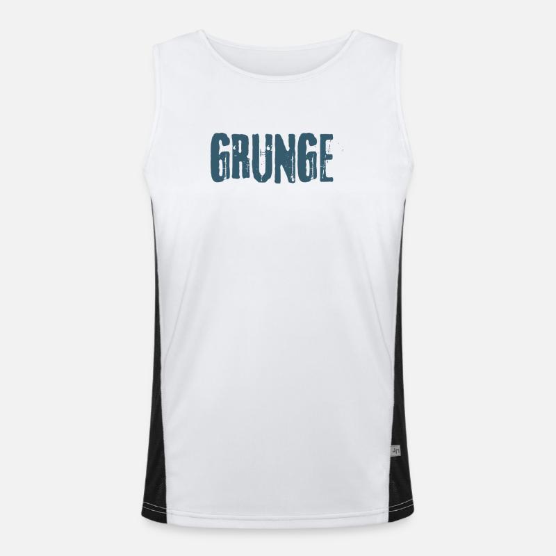 grunge Men's Functional Contrast Tank Top 