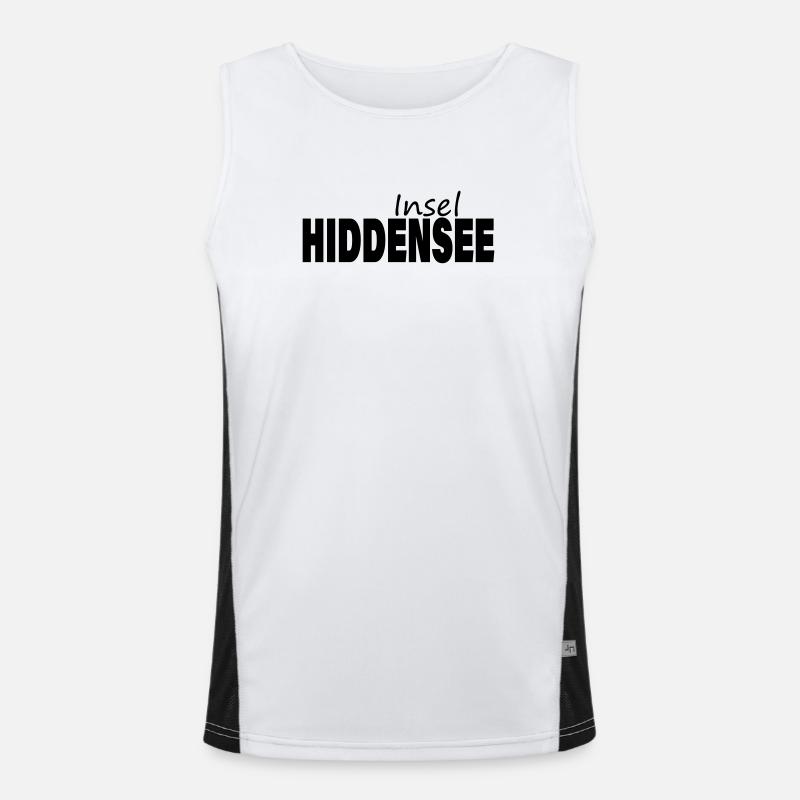 HIDDENSEE Funktionelles Kontrast-Tank Top für Männer 