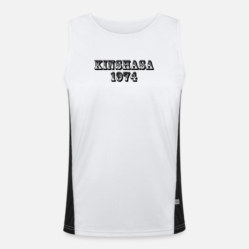 Kinshasa 1974 Funktionelles Kontrast-Tank Top für Männer 