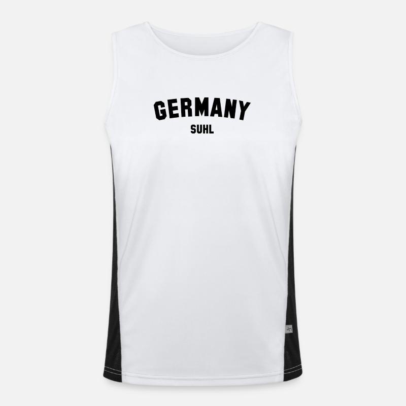 SUHL Funktionelles Kontrast-Tank Top für Männer 
