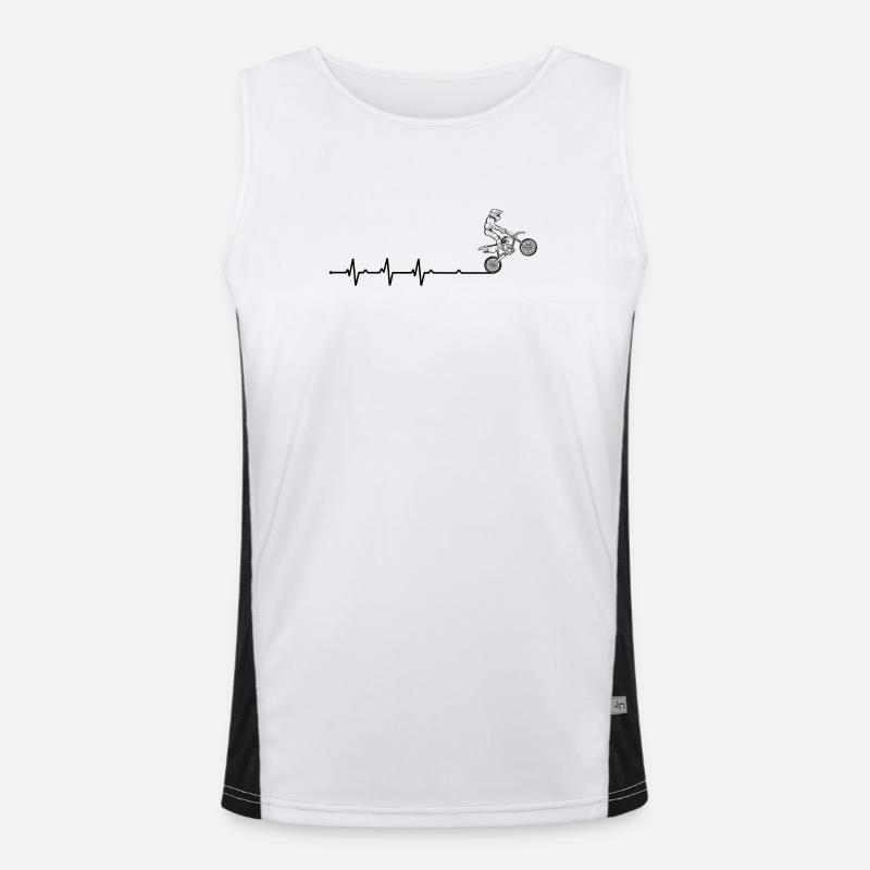 BMX Daredevil Silhouette Débardeur respirant contrasté Homme 