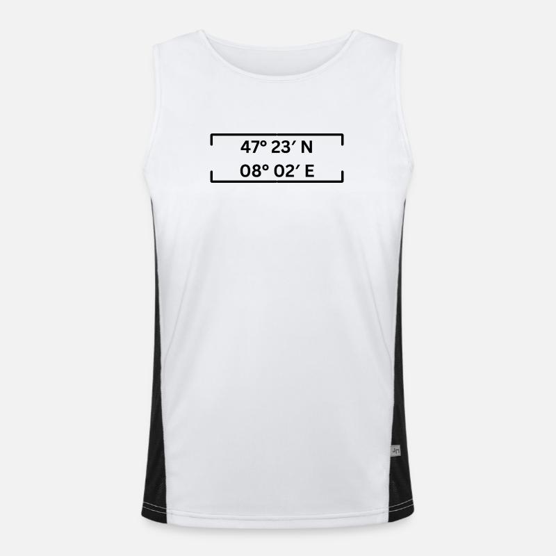 Coordinates Aarau Minimalist Men's Functional Contrast Tank Top 