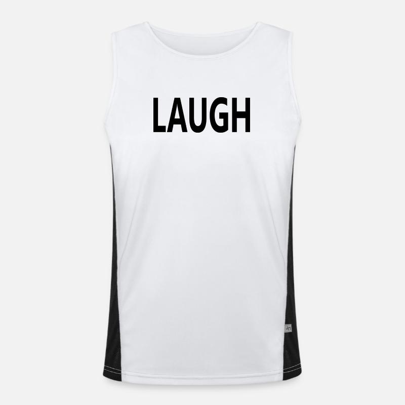 Laugh Funktionelles Kontrast-Tank Top für Männer 