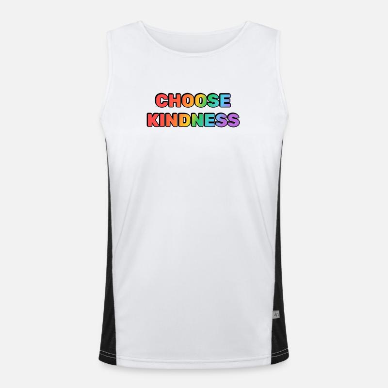 Choose Kindness Gradient Men's Functional Contrast Tank Top 