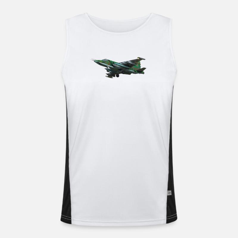 Su-25 Funktionelles Kontrast-Tank Top für Männer 
