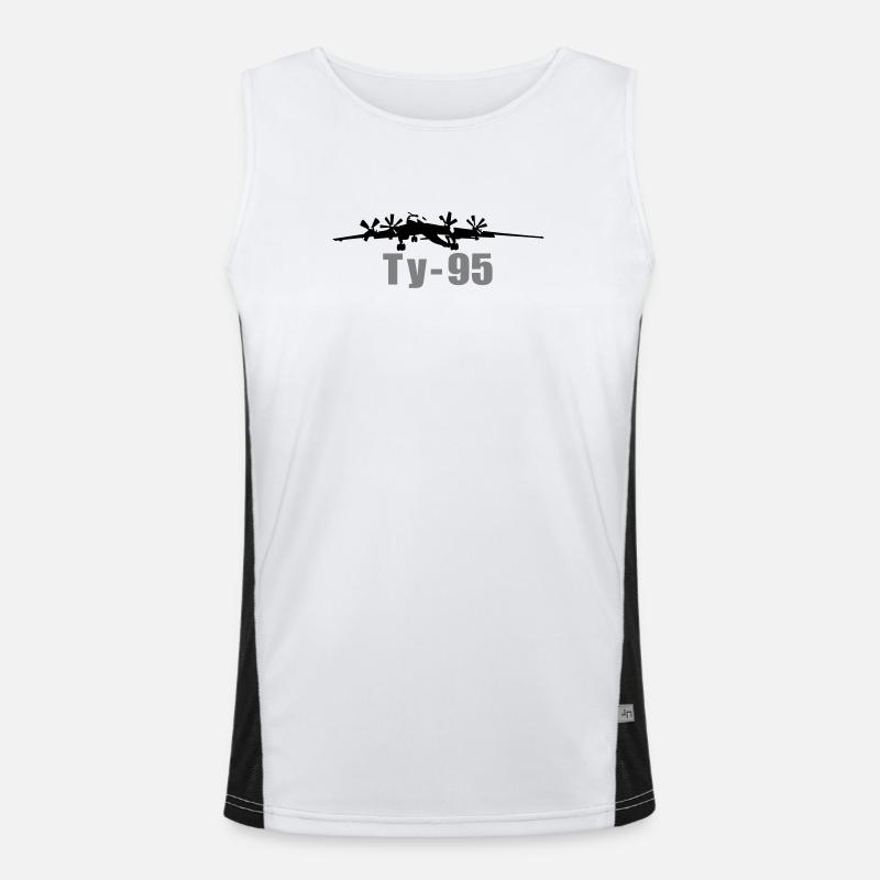 Tu-95 Men's Functional Contrast Tank Top 
