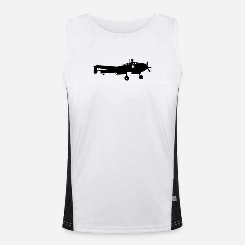 Bf-110 Funktionelles Kontrast-Tank Top für Männer 
