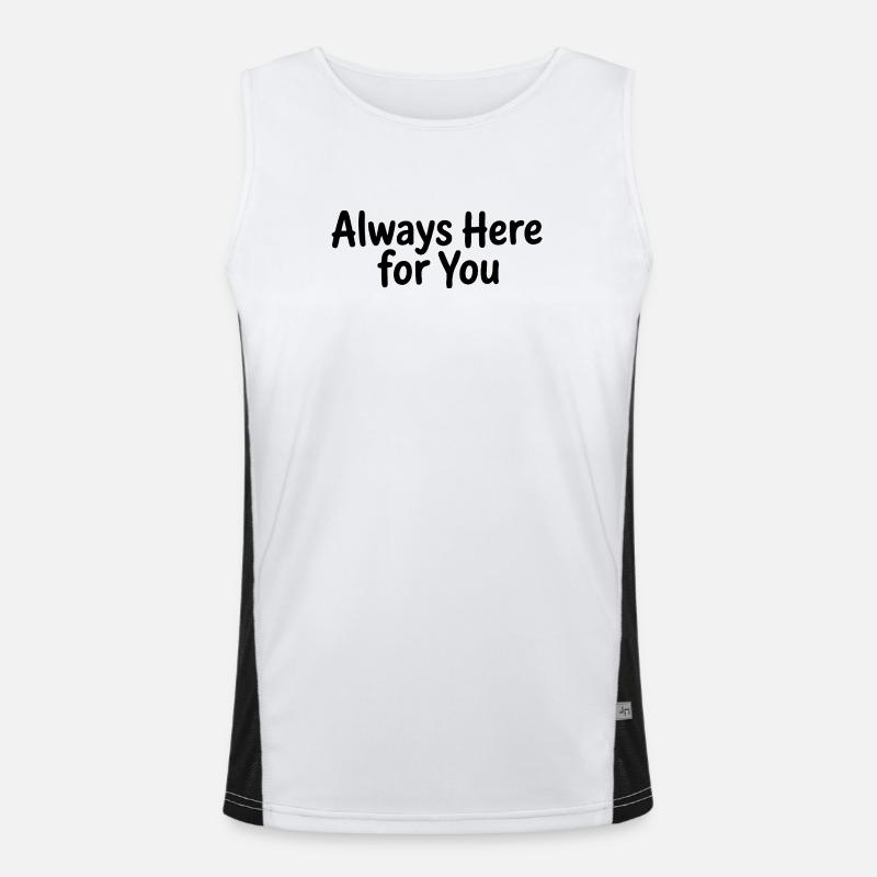 große Schwester Funktionelles Kontrast-Tank Top für Männer 