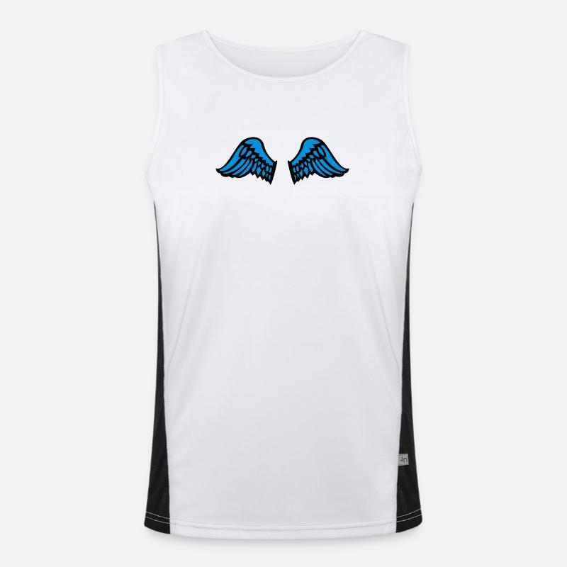 wings Funktionelles Kontrast-Tank Top für Männer 