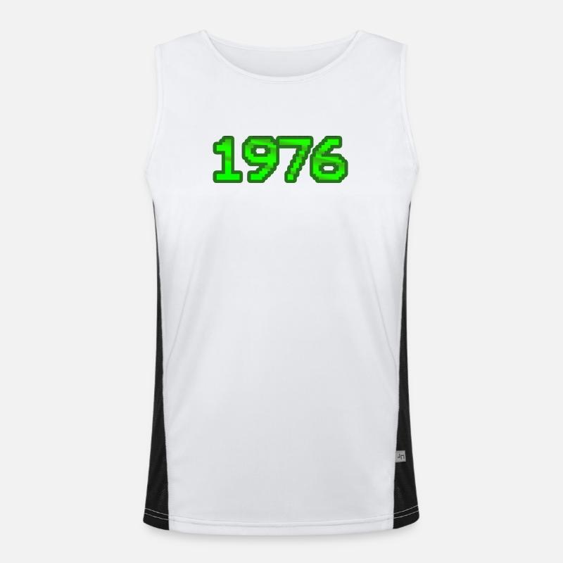Nerd 1976 Men's Functional Contrast Tank Top 