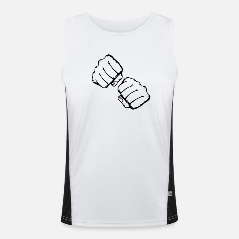 fist Funktionelles Kontrast-Tank Top für Männer 