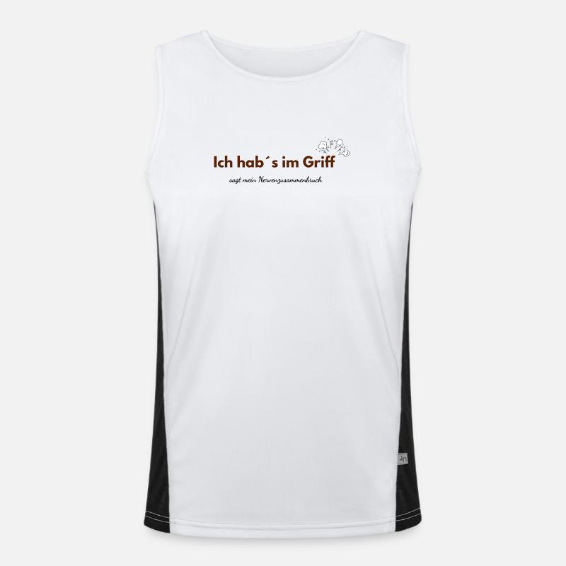 I've got it under control – says the nervous breakdown Men's Functional Contrast Tank Top 