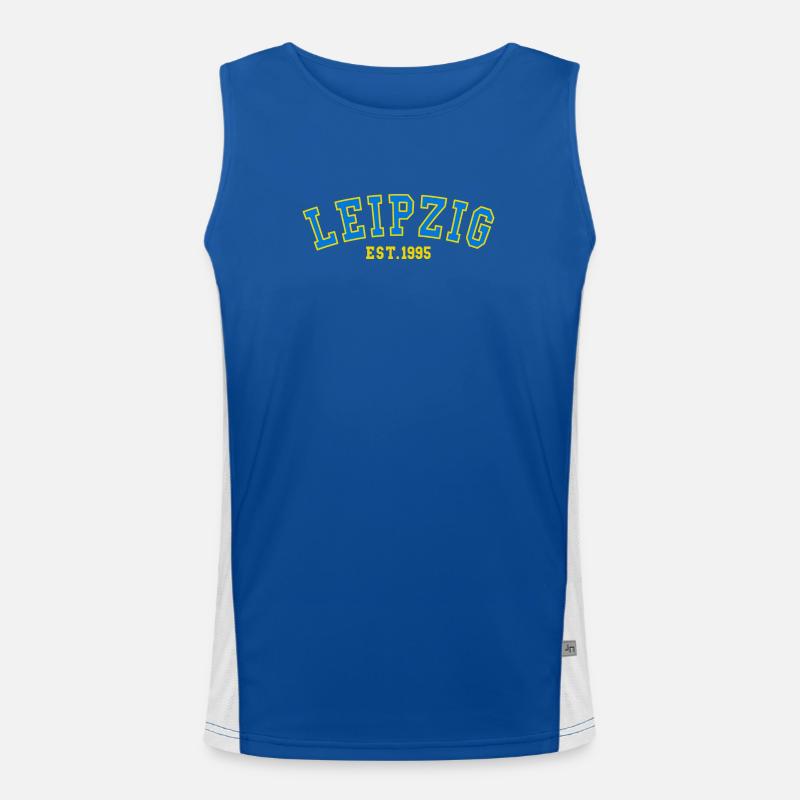 Leipzig Est. 1995 Men's Functional Contrast Tank Top 