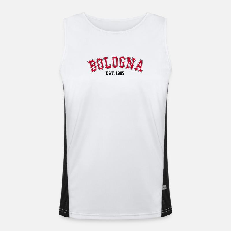Bologne Est. 1985 Débardeur respirant contrasté Homme 