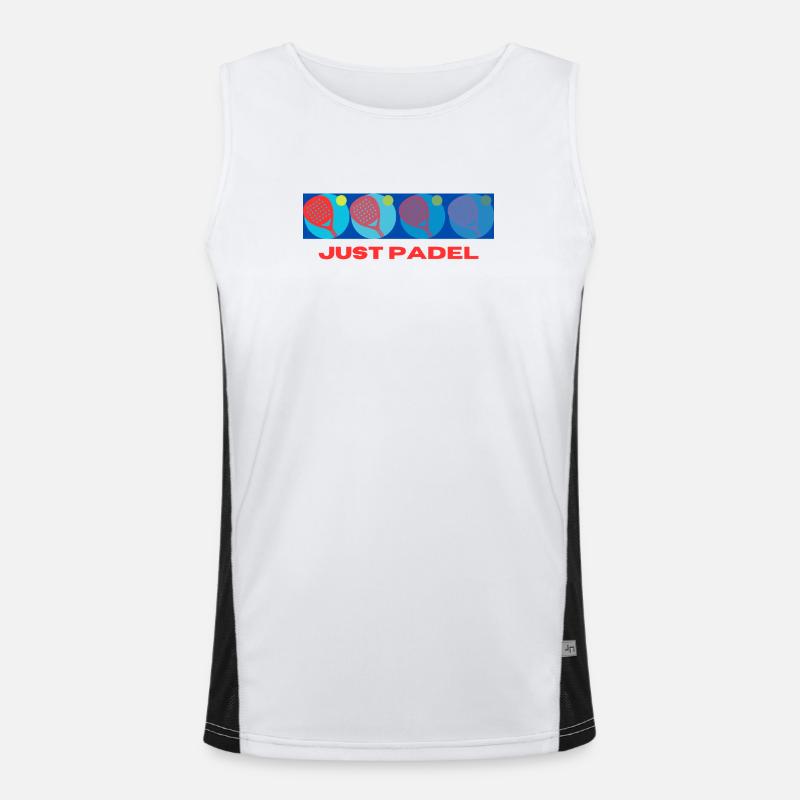 Just Hide Padel Men's Functional Contrast Tank Top 