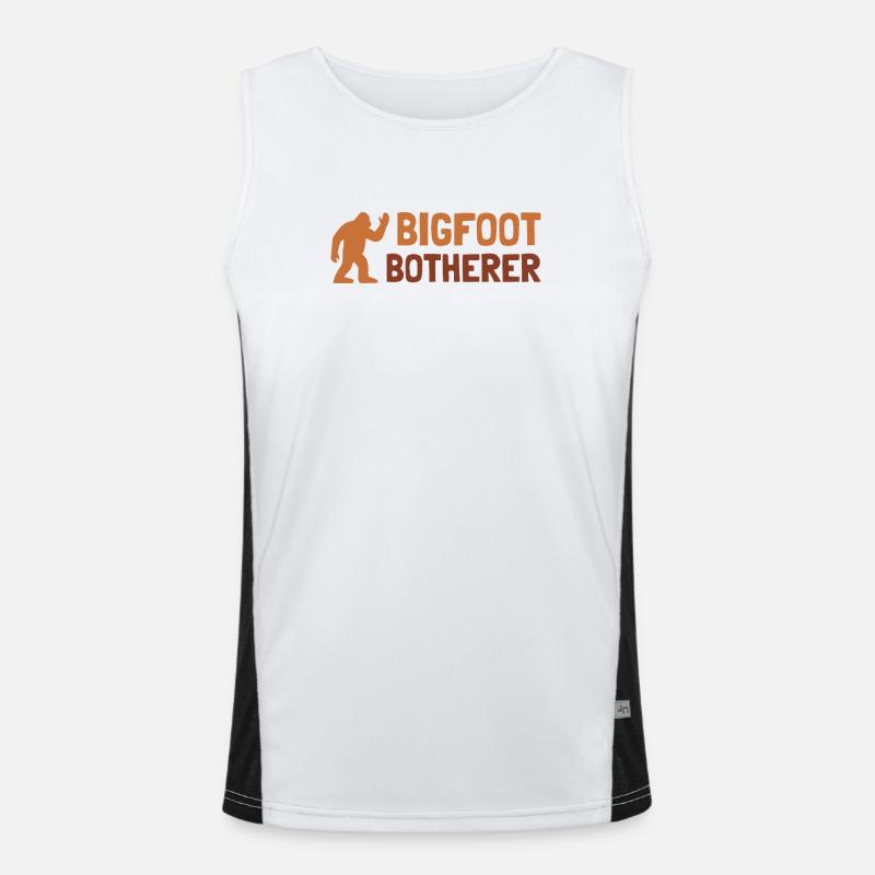 Bigfoot-Störer – Bigfoot- und Kryptidengläubige Funktionelles Kontrast-Tank Top für Männer 