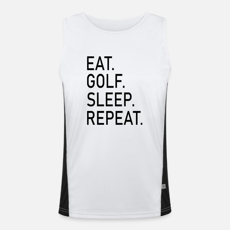 golf sport Funktionelles Kontrast-Tank Top für Männer 