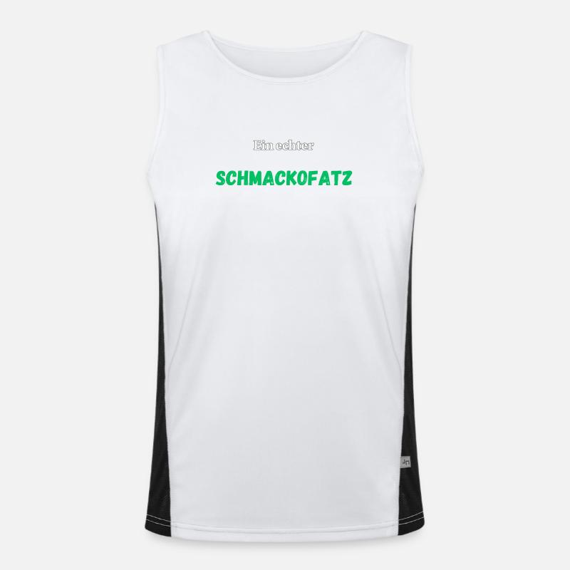 Ein echter Schmackofatz Funktionelles Kontrast-Tank Top für Männer 
