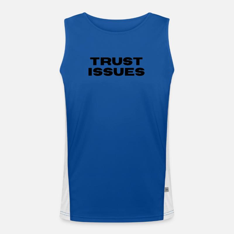 TRUST ISSUES Men's Functional Contrast Tank Top 