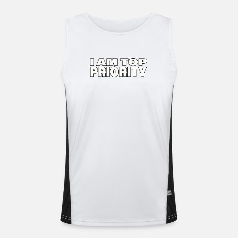 TOP PRIORITY Funktionelles Kontrast-Tank Top für Männer 