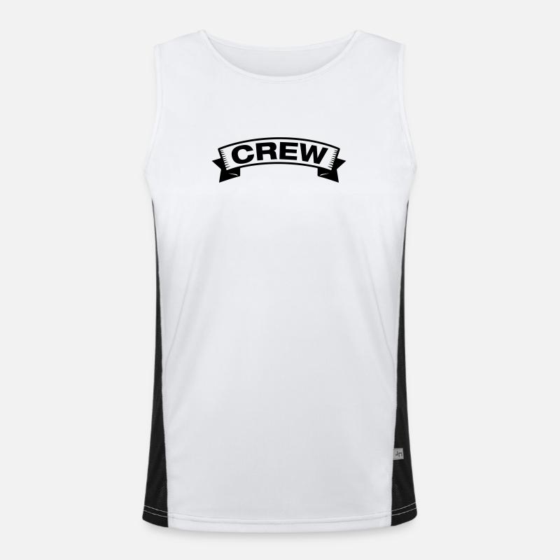 Crew Banderole Men's Functional Contrast Tank Top 