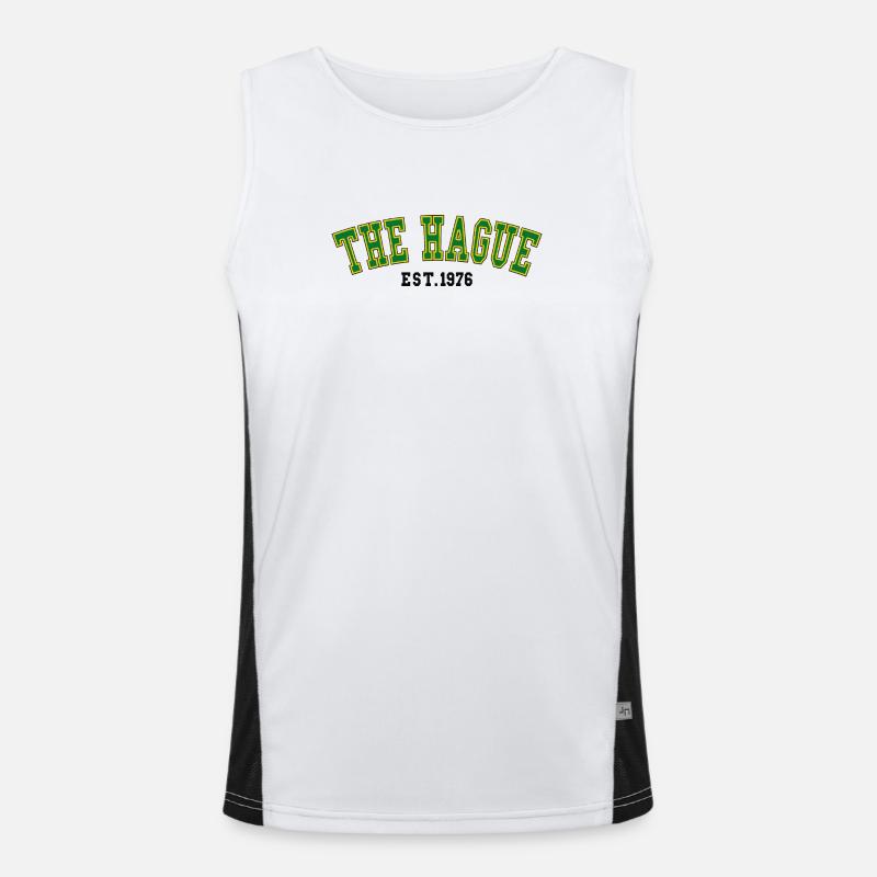 The Hague Est. 1976 Men's Functional Contrast Tank Top 