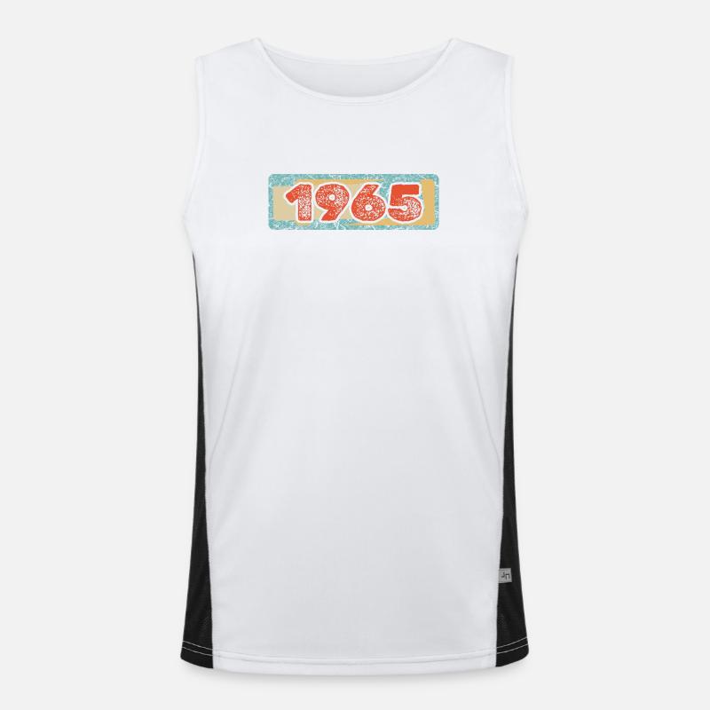 1965 Funktionelles Kontrast-Tank Top für Männer 