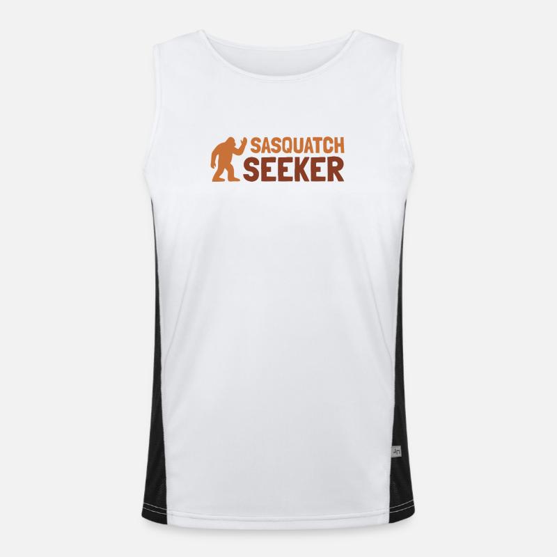 Sasquatch Seeker - Cryptid & Sasquatch Lovers Men's Functional Contrast Tank Top 