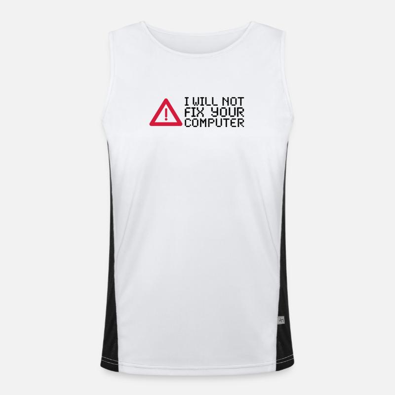 computer Men's Functional Contrast Tank Top 