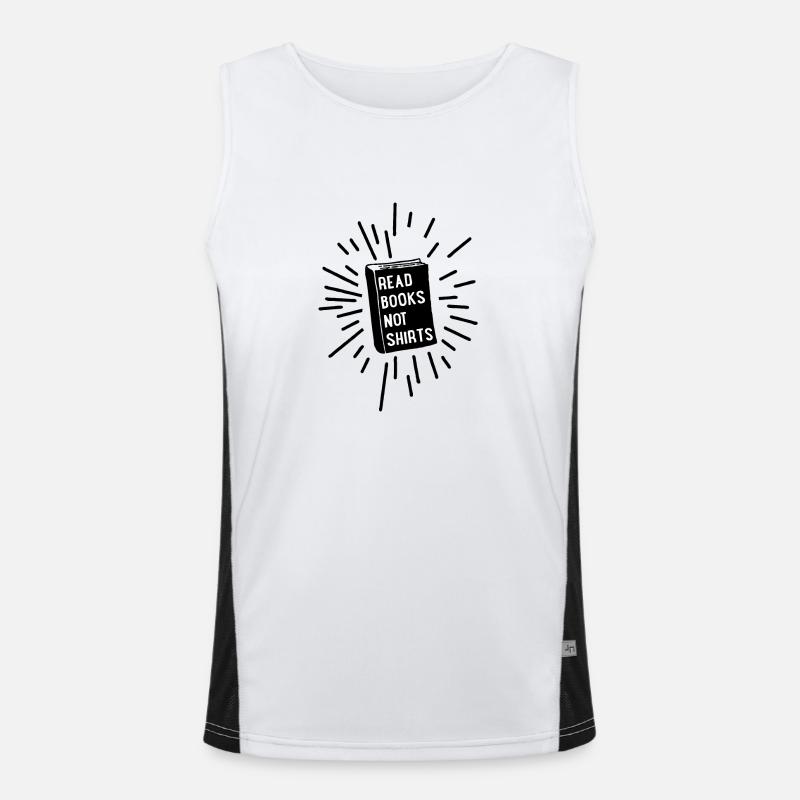 Bücher Funktionelles Kontrast-Tank Top für Männer 