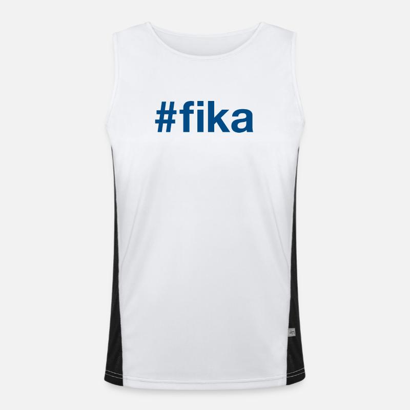 FIKA Hashtag Men's Functional Contrast Tank Top 