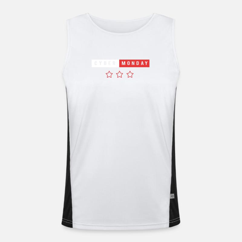 Kaufrausch Cyber Monday Funktionelles Kontrast-Tank Top für Männer 