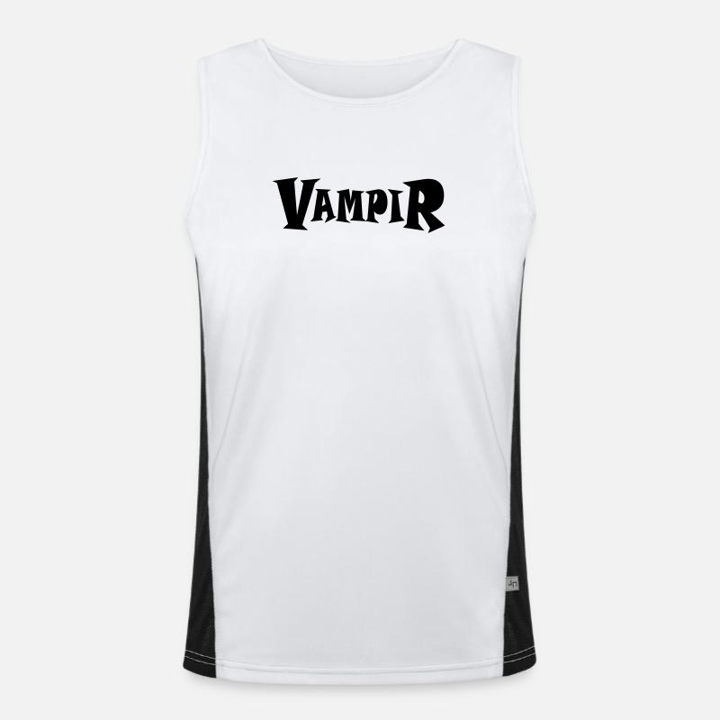 VAMPIR Funktionelles Kontrast-Tank Top für Männer 