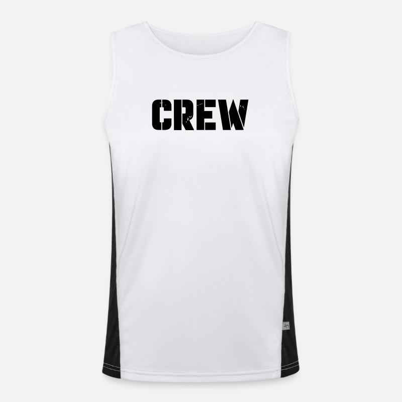 Crew Funktionelles Kontrast-Tank Top für Männer 
