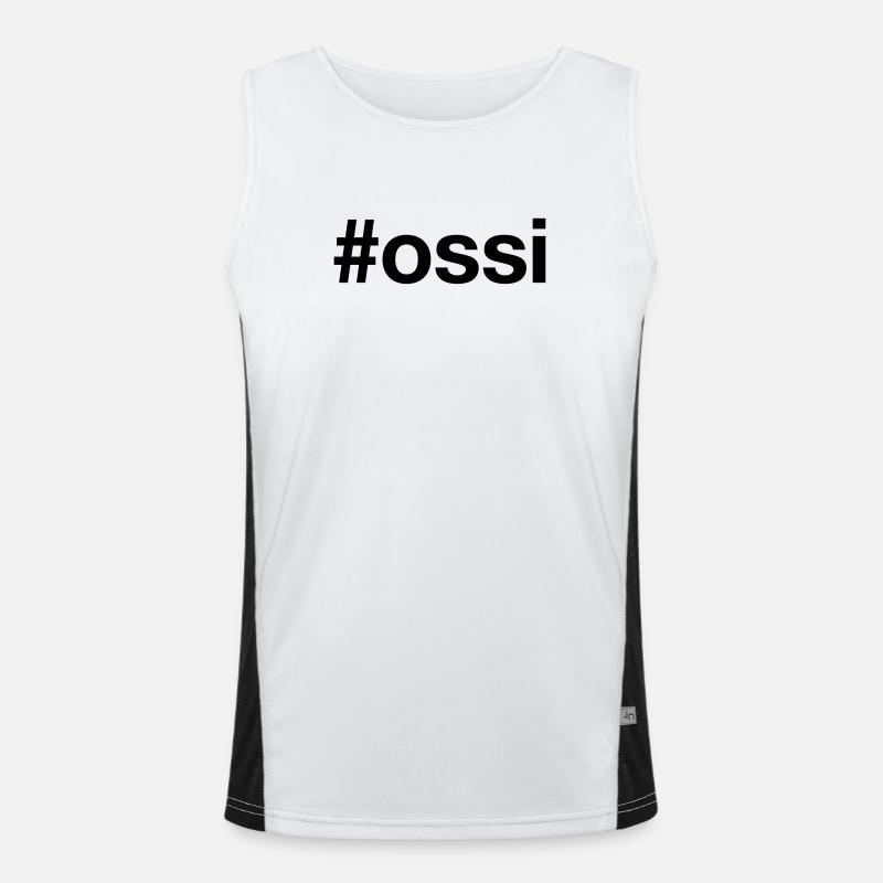 OSSI Hashtag East Germany Men's Functional Contrast Tank Top 