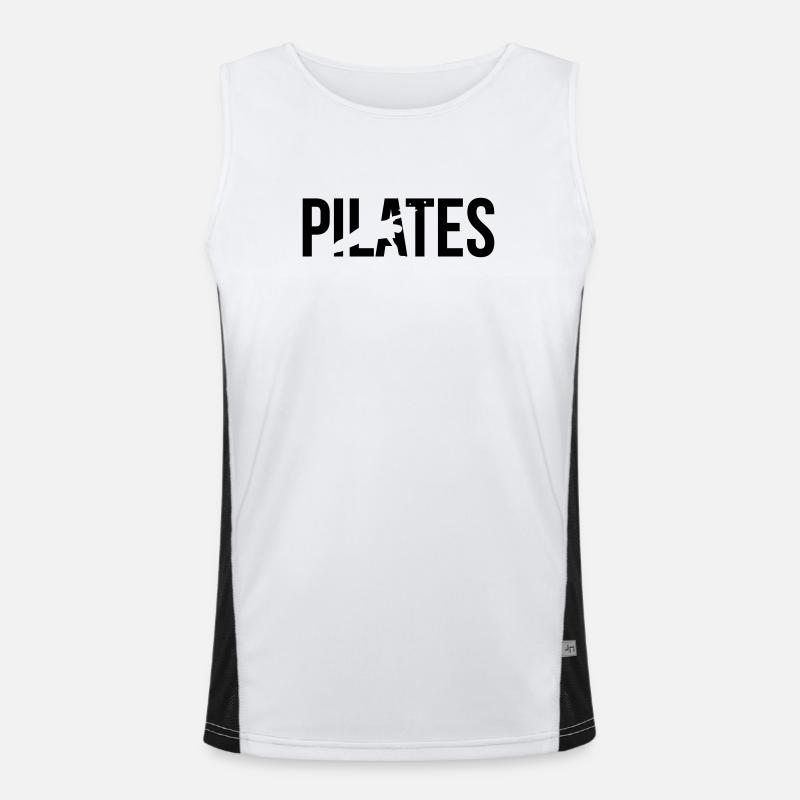 pilates Débardeur respirant contrasté Homme 