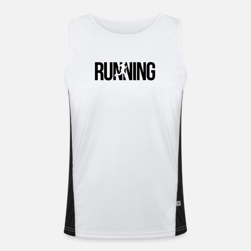 running Men's Functional Contrast Tank Top 