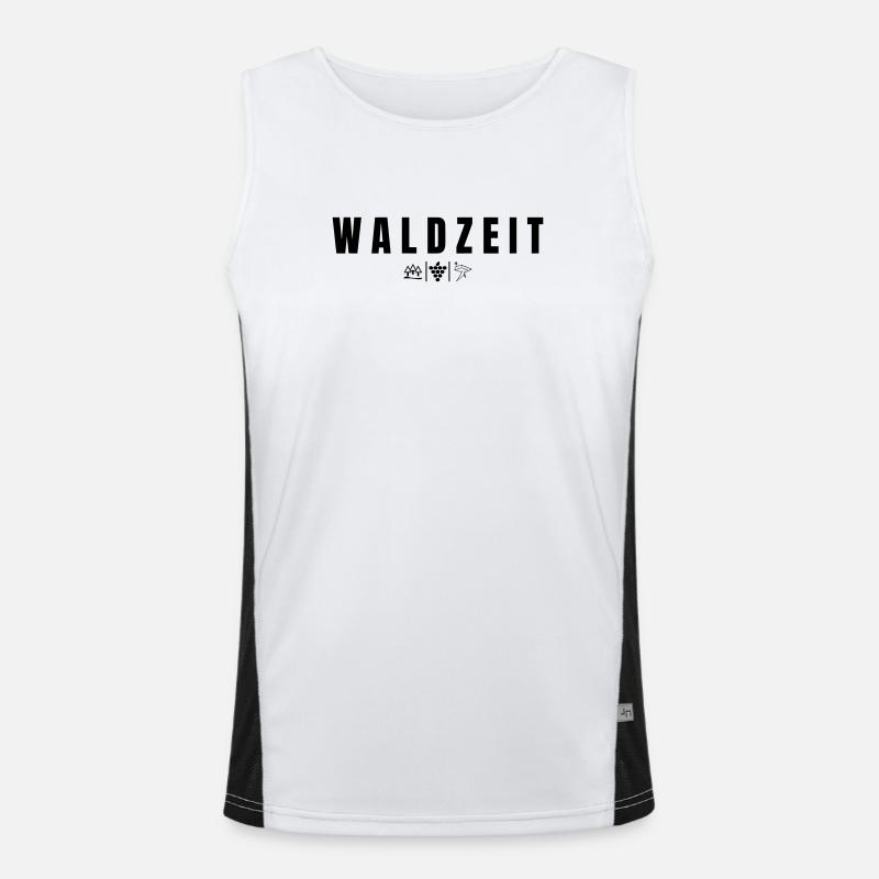 Waldzeit Funktionelles Kontrast-Tank Top für Männer 
