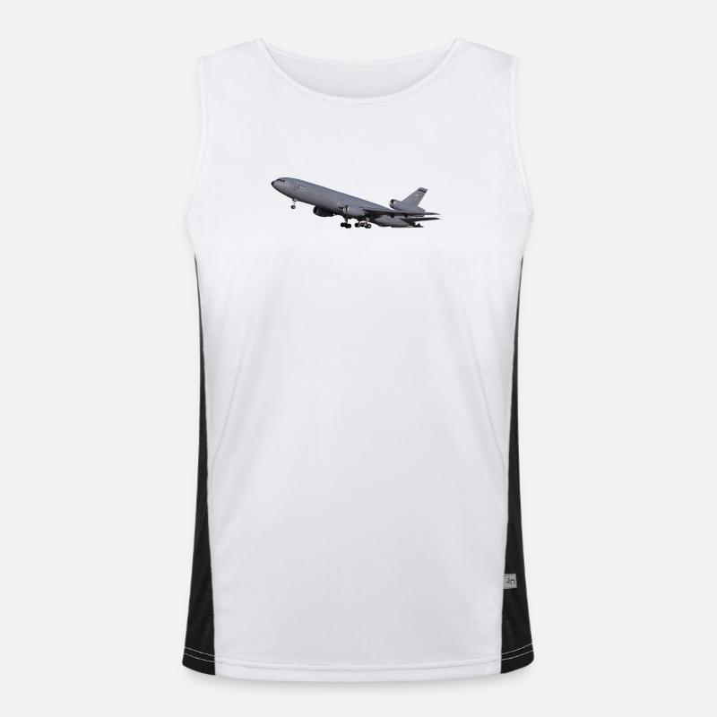 KC-10 Extender Funktionelles Kontrast-Tank Top für Männer 